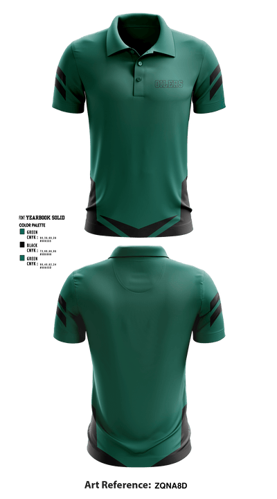 Oilers 58159481 Short Sleeve Performance Polo - 1