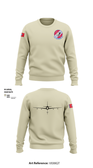 Crew Neck Sweatshirt, 151st Air Refueling Squadron, Air Force, Teamtime, Team time, sublimation, custom sports apparel, team uniforms, spirit wear, spiritwear, sports uniforms, custom shirts, team store, custom team store, fundraiser sports, apparel fundraiser