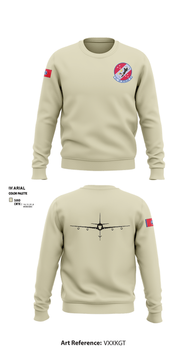 151st Air Refueling Squadron 9193987 Crew Neck Sweatshirt - 1
