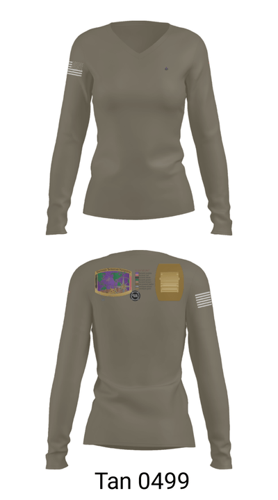 743 LNA B NAV DIV 51617991 Women's Long Sleeve V-neck Shirt - 39
