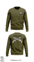 HHD 437th MP BN 73835044 Crew Neck Sweatshirt - 56