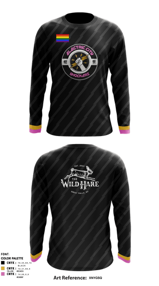 Long Sleeve Performance Shirt, Electric city shockerz, Rugby, Teamtime, Team time, sublimation, custom sports apparel, team uniforms, spirit wear, spiritwear, sports uniforms, custom shirts, team store, custom team store, fundraiser sports, apparel fundraiser