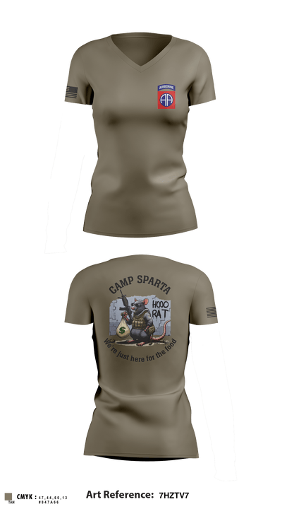 82nd 79729801 Women's Short Sleeve V-neck Shirt - 2