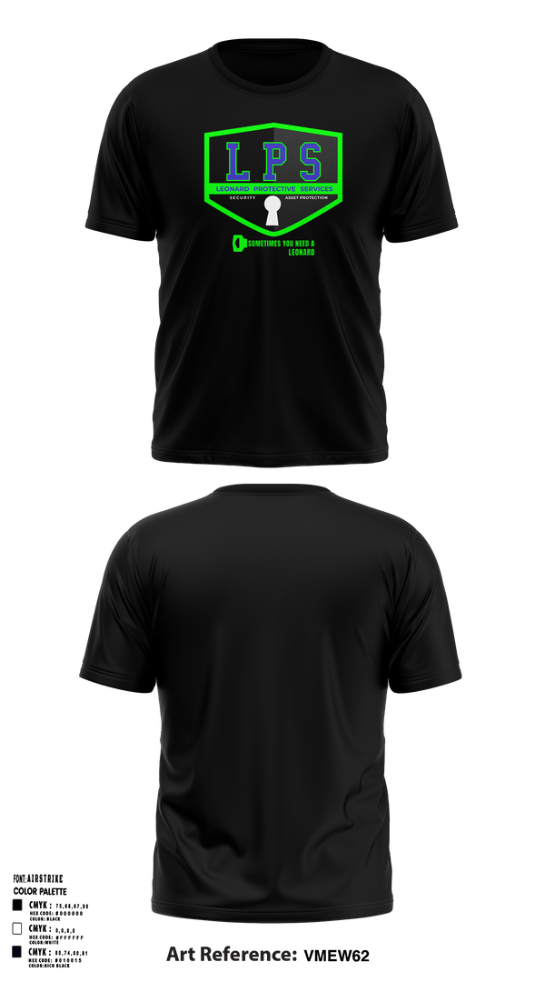 Short Sleeve Performance Shirt, Leonard protective servicesLeonard protective services, , Teamtime, Team time, sublimation, custom sports apparel, team uniforms, spirit wear, spiritwear, sports uniforms, custom shirts, team store, custom team store, fundraiser sports, apparel fundraiser