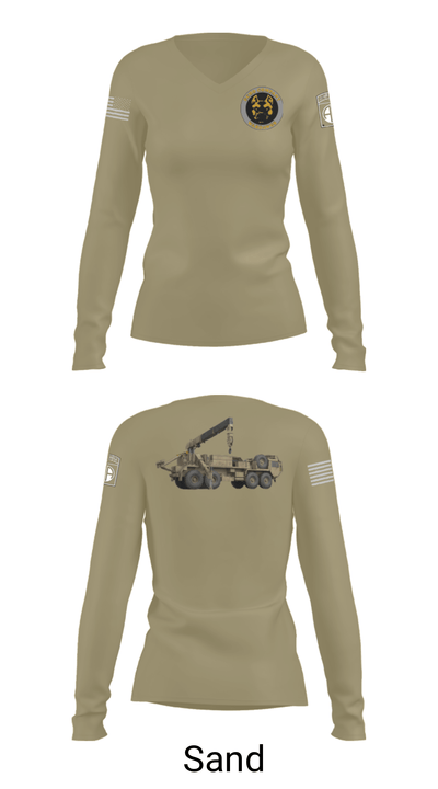 E Co, 3 82 GSAB, 82 CAB 2036621 Women's Long Sleeve V-neck Shirt - 42