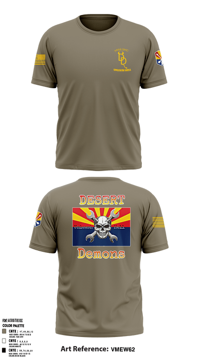 3666th SMC 60008447 Short Sleeve Performance Shirt - 38