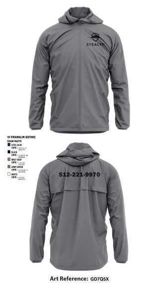 Windbreaker, Stealth customs, , Teamtime, Team time, sublimation, custom sports apparel, team uniforms, spirit wear, spiritwear, sports uniforms, custom shirts, team store, custom team store, fundraiser sports, apparel fundraiser