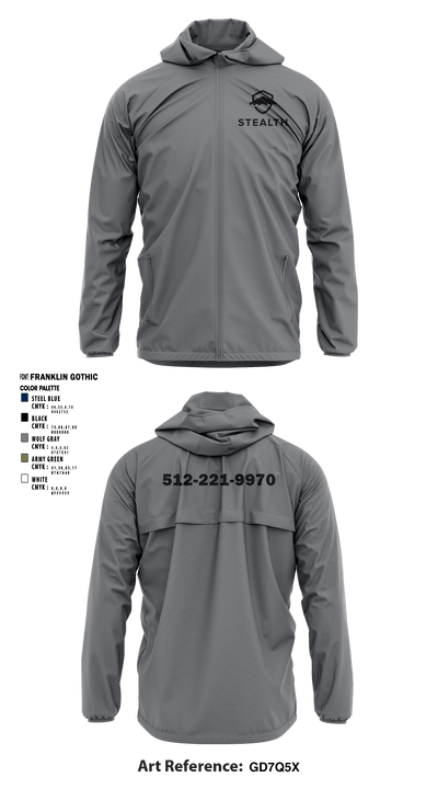 Stealth customs 84323734 Windbreaker - 9