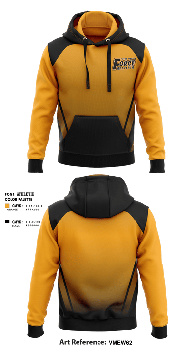 West Liberty Force Softball 67175952 Hoodie - 1