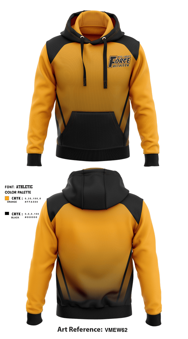 Hoodie, West Liberty Force Softball, Softball, Teamtime, Team time, sublimation, custom sports apparel, team uniforms, spirit wear, spiritwear, sports uniforms, custom shirts, team store, custom team store, fundraiser sports, apparel fundraiser