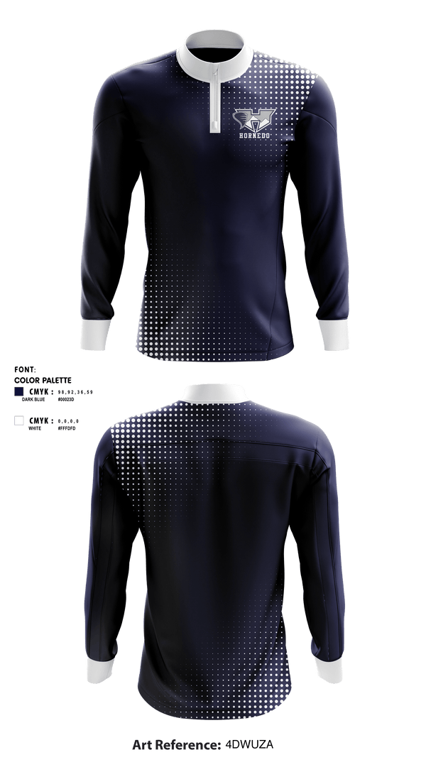 Quarter Zip Jacket, Hornedo Middle School Volleyball, Women's Volleyball, Teamtime, Team time, sublimation, custom sports apparel, team uniforms, spirit wear, spiritwear, sports uniforms, custom shirts, team store, custom team store, fundraiser sports, apparel fundraiser