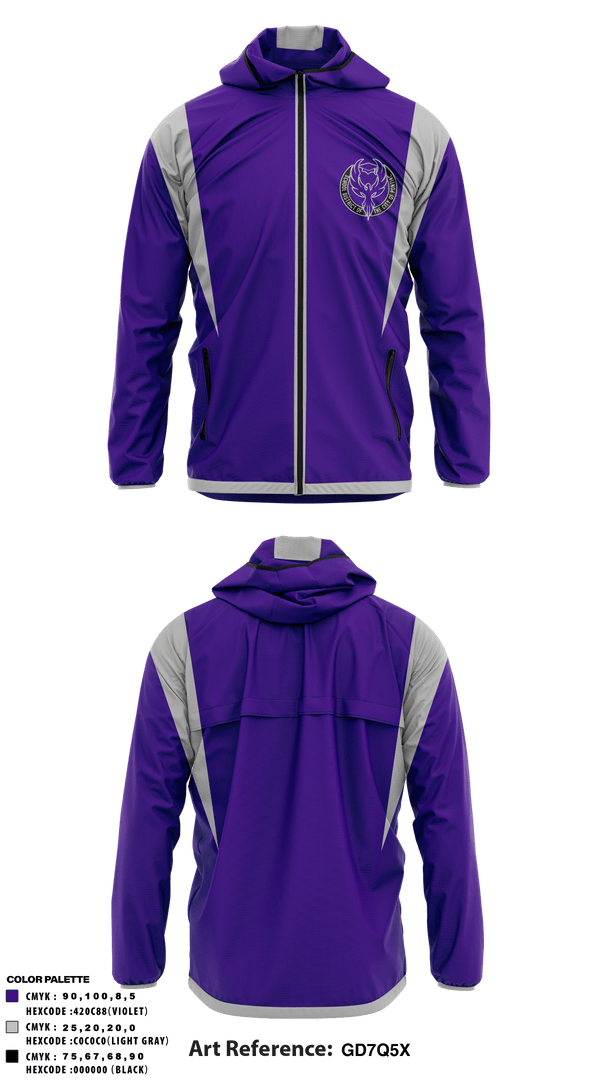 Windbreaker, Pontiac High School Basketball, Men's Basketball, Teamtime, Team time, sublimation, custom sports apparel, team uniforms, spirit wear, spiritwear, sports uniforms, custom shirts, team store, custom team store, fundraiser sports, apparel fundraiser