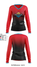 Excel & Beyond Coaching 7207155 Women's Long Sleeve V-neck Shirt - 1