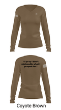 Maximum Effort 31100923 Women's Long Sleeve V-neck Shirt - 48