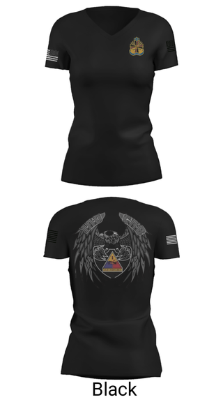 Women's Short Sleeve Vneck Shirt, , Army, Teamtime, Team time, sublimation, custom sports apparel, team uniforms, spirit wear, spiritwear, sports uniforms, custom shirts, team store, custom team store, fundraiser sports, apparel fundraiser
