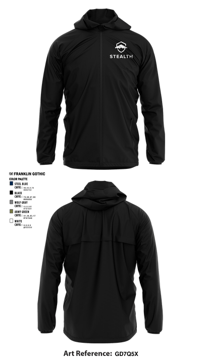 Stealth customs 84323734 Windbreaker - 3