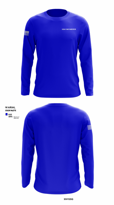 USAV MATAMOROS 28305234 Long Sleeve Performance Shirt - 1