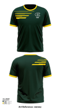 Evergreen High School Wrestling 14031205 Short Sleeve Rash Guard Shirt - 1