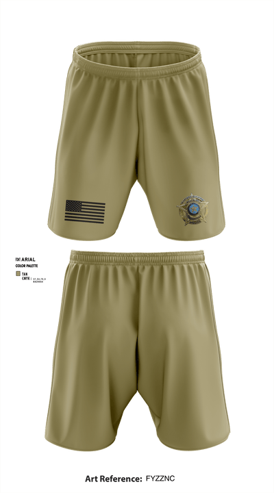 Eastern Shawnee Tribal Police 73684193 Athletic Shorts With Pockets - 2 (1)