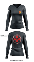 Medics, 1-43 ADA 28999239 Women's Long Sleeve V-neck Shirt - 3