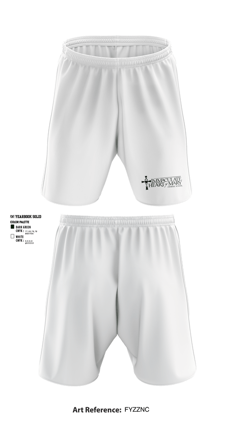 Athletic Shorts With Pockets, Immaculate Heart Of Mary School, Spirit Store, Teamtime, Team time, sublimation, custom sports apparel, team uniforms, spirit wear, spiritwear, sports uniforms, custom shirts, team store, custom team store, fundraiser sports, apparel fundraiser