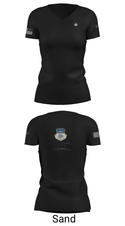 315th Airlift Wing/315th Maintenance Group 82634422 Women's Short Sleeve V-neck Shirt - 24