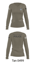 88 SFS 57358304 Women's Long Sleeve V-neck Shirt - 41