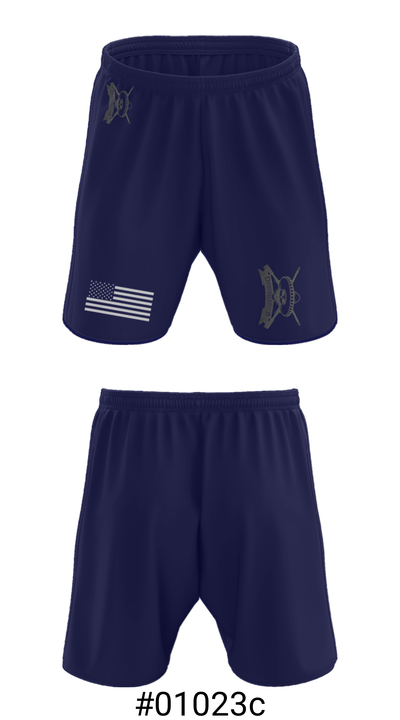 Delta Company 1-200INF BN 51320314 Athletic Shorts With Pockets - 25