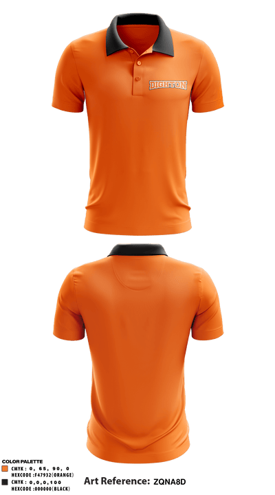 Dighton High School 76298618 Short Sleeve Performance Polo - 3
