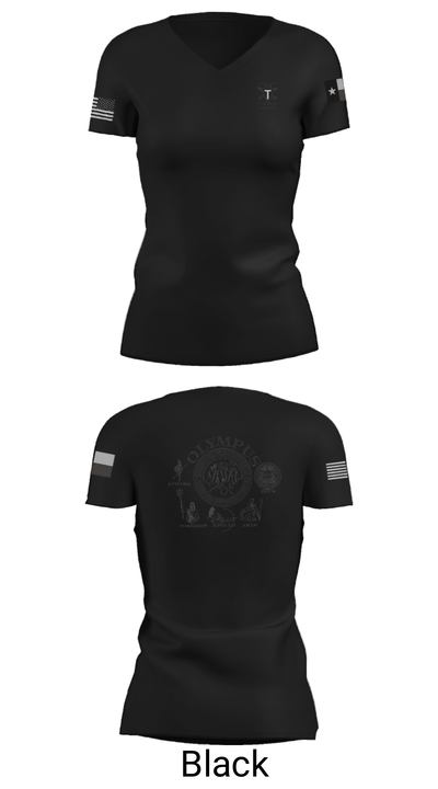 3-133 FA 79966998 Women's Short Sleeve V-neck Shirt - 21