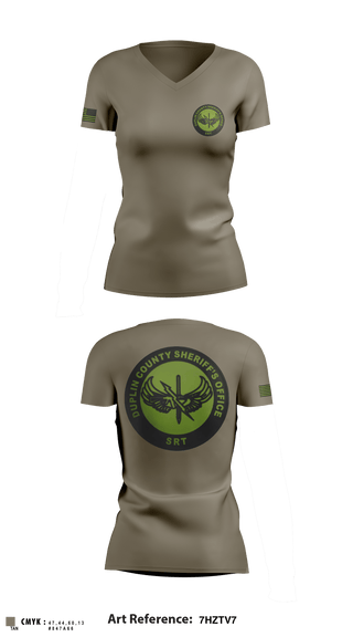Women's Short Sleeve Vneck Shirt, Duplin County Special Response Team, Police, Teamtime, Team time, sublimation, custom sports apparel, team uniforms, spirit wear, spiritwear, sports uniforms, custom shirts, team store, custom team store, fundraiser sports, apparel fundraiser