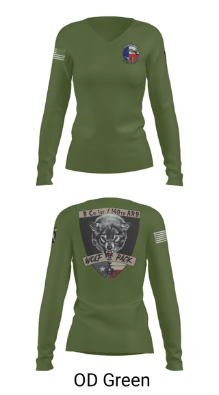Women's Long Sleeve Vneck Shirt, 449th, Army, Teamtime, Team time, sublimation, custom sports apparel, team uniforms, spirit wear, spiritwear, sports uniforms, custom shirts, team store, custom team store, fundraiser sports, apparel fundraiser