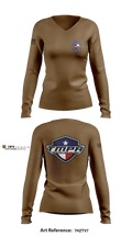 Texas Municipal Police Association 6518461 Women's Long Sleeve V-neck Shirt - 2