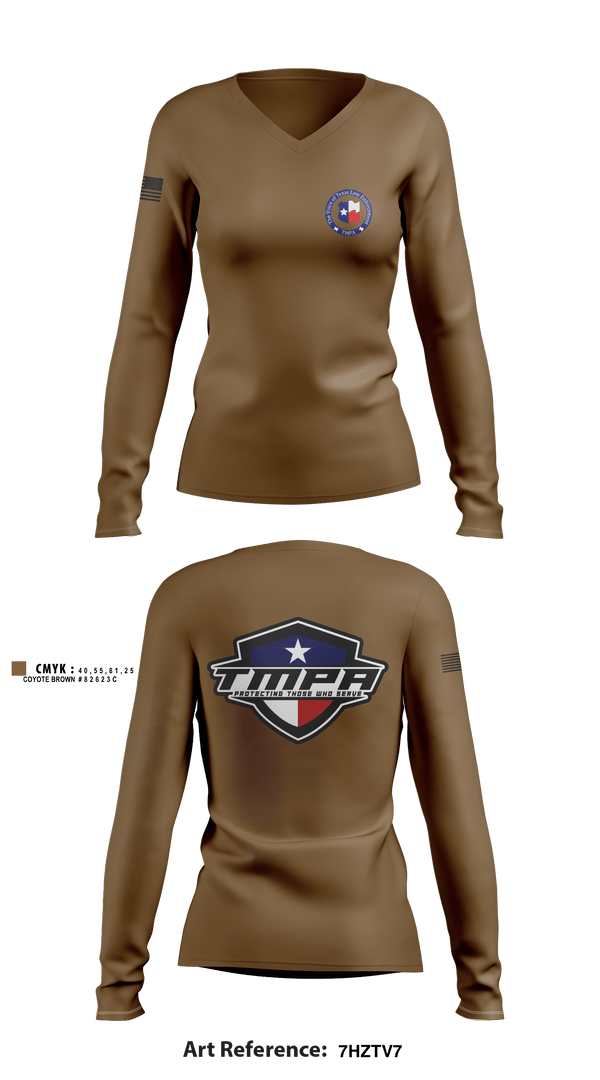 Women's Long Sleeve Vneck Shirt, , Police, Teamtime, Team time, sublimation, custom sports apparel, team uniforms, spirit wear, spiritwear, sports uniforms, custom shirts, team store, custom team store, fundraiser sports, apparel fundraiser