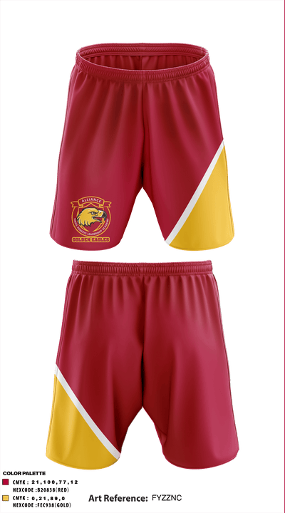 Alliance Virgil Roberts Leadership Academy 93552671 Athletic Shorts With Pockets - 1