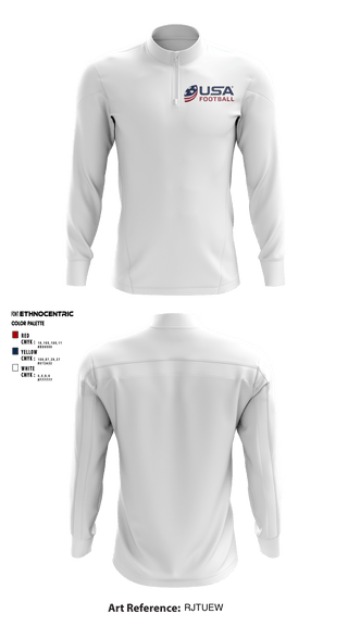 Quarter Zip Jacket, Copperas Chiefs, Football, Teamtime, Team time, sublimation, custom sports apparel, team uniforms, spirit wear, spiritwear, sports uniforms, custom shirts, team store, custom team store, fundraiser sports, apparel fundraiser