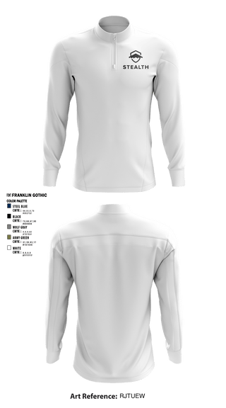 Quarter Zip Jacket, Stealth customs, , Teamtime, Team time, sublimation, custom sports apparel, team uniforms, spirit wear, spiritwear, sports uniforms, custom shirts, team store, custom team store, fundraiser sports, apparel fundraiser