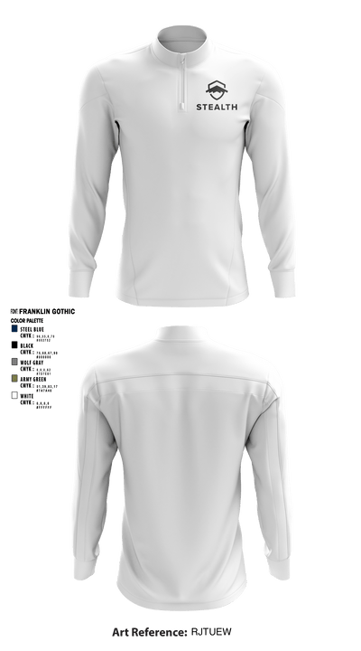 Stealth customs 84323734 Quarter Zip Jacket - 6
