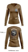 Alpha Company 205th MI BN 42237898 Women's Long Sleeve V-neck Shirt - 5