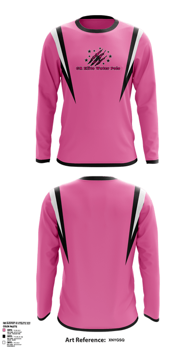 East Grand Rapids High School Water Polo 80527582 Long Sleeve Performance Shirt - 14