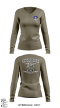 13th Air Support Operations Squadron 89640163 Women's Long Sleeve V-neck Shirt - 2