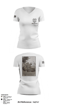 EMF CP DET SAC 86149634 Women's Short Sleeve V-neck Shirt - 2