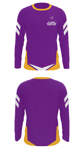Long Sleeve Performance Shirt, St Joseph Catholic High School Band, Spirit Store, Teamtime, Team time, sublimation, custom sports apparel, team uniforms, spirit wear, spiritwear, sports uniforms, custom shirts, team store, custom team store, fundraiser sports, apparel fundraiser