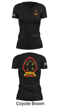 2nd battalion 2nd marines 57428370 Women's Short Sleeve V-neck Shirt - 20