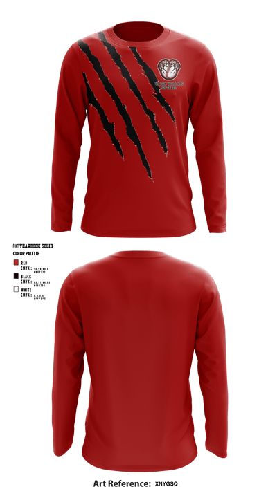 Wilson Wildcats Softball 82534642 Long Sleeve Performance Shirt - 1