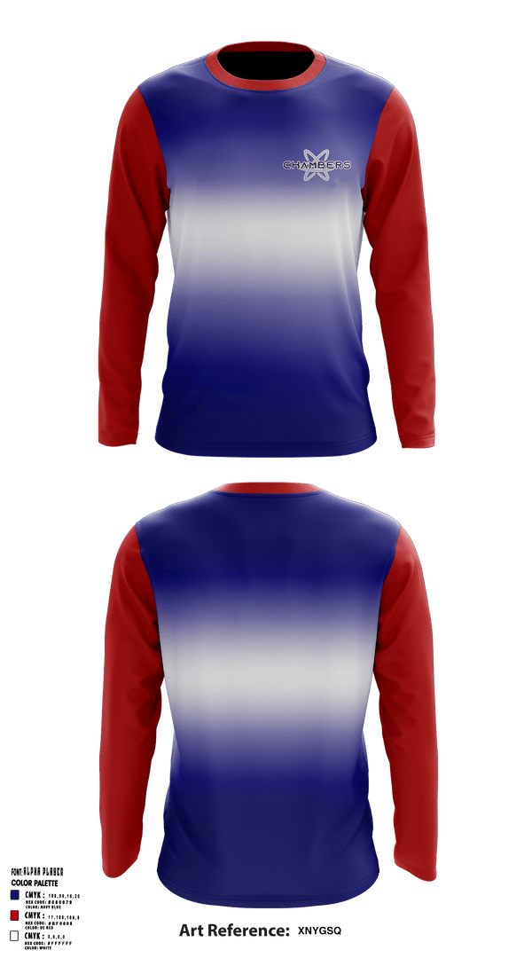Long Sleeve Performance Shirt, Chambers 12U - The Lab, Baseball, Teamtime, Team time, sublimation, custom sports apparel, team uniforms, spirit wear, spiritwear, sports uniforms, custom shirts, team store, custom team store, fundraiser sports, apparel fundraiser