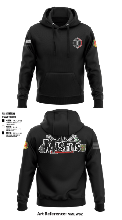 591st MP CO HQ PLT 28103844 Hoodie - 1
