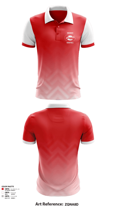 Groesbeck High School Basketball 69271090 Short Sleeve Performance Polo - 1
