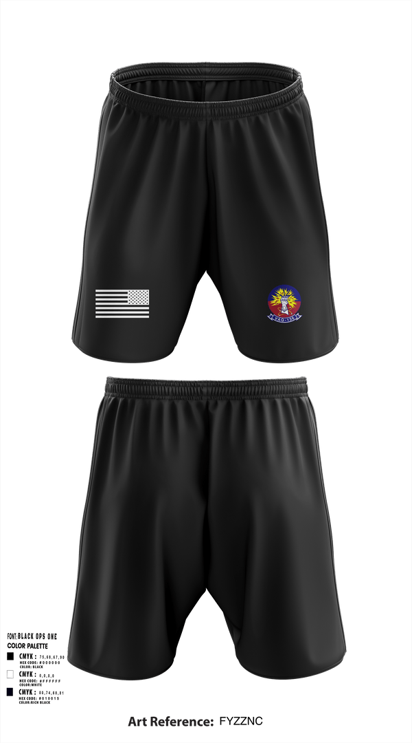 Athletic Shorts With Pockets, VAQ-136, Navy, Teamtime, Team time, sublimation, custom sports apparel, team uniforms, spirit wear, spiritwear, sports uniforms, custom shirts, team store, custom team store, fundraiser sports, apparel fundraiser