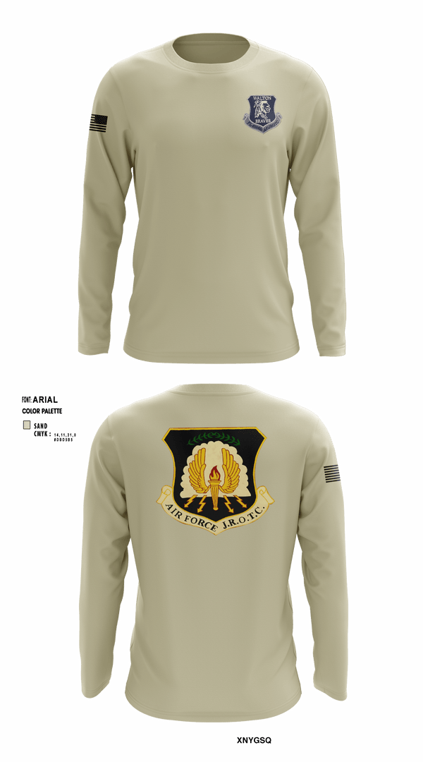 Long Sleeve Performance Shirt, , Air Force, Teamtime, Team time, sublimation, custom sports apparel, team uniforms, spirit wear, spiritwear, sports uniforms, custom shirts, team store, custom team store, fundraiser sports, apparel fundraiser